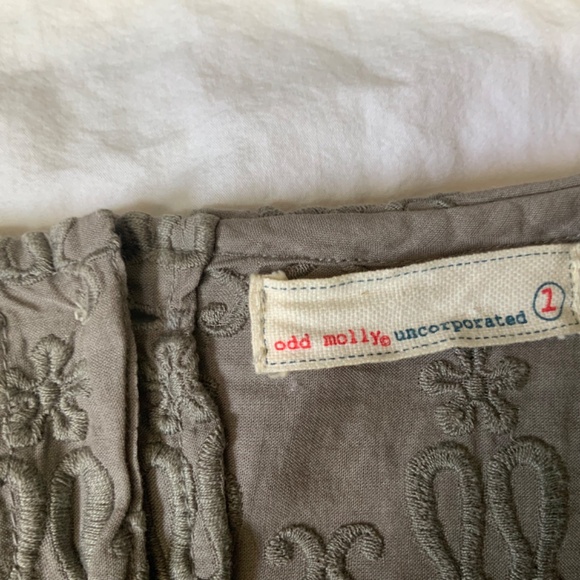 Embroidered and Embellished Tunic Blouse by Odd Molly size small - Picture 11 of 15